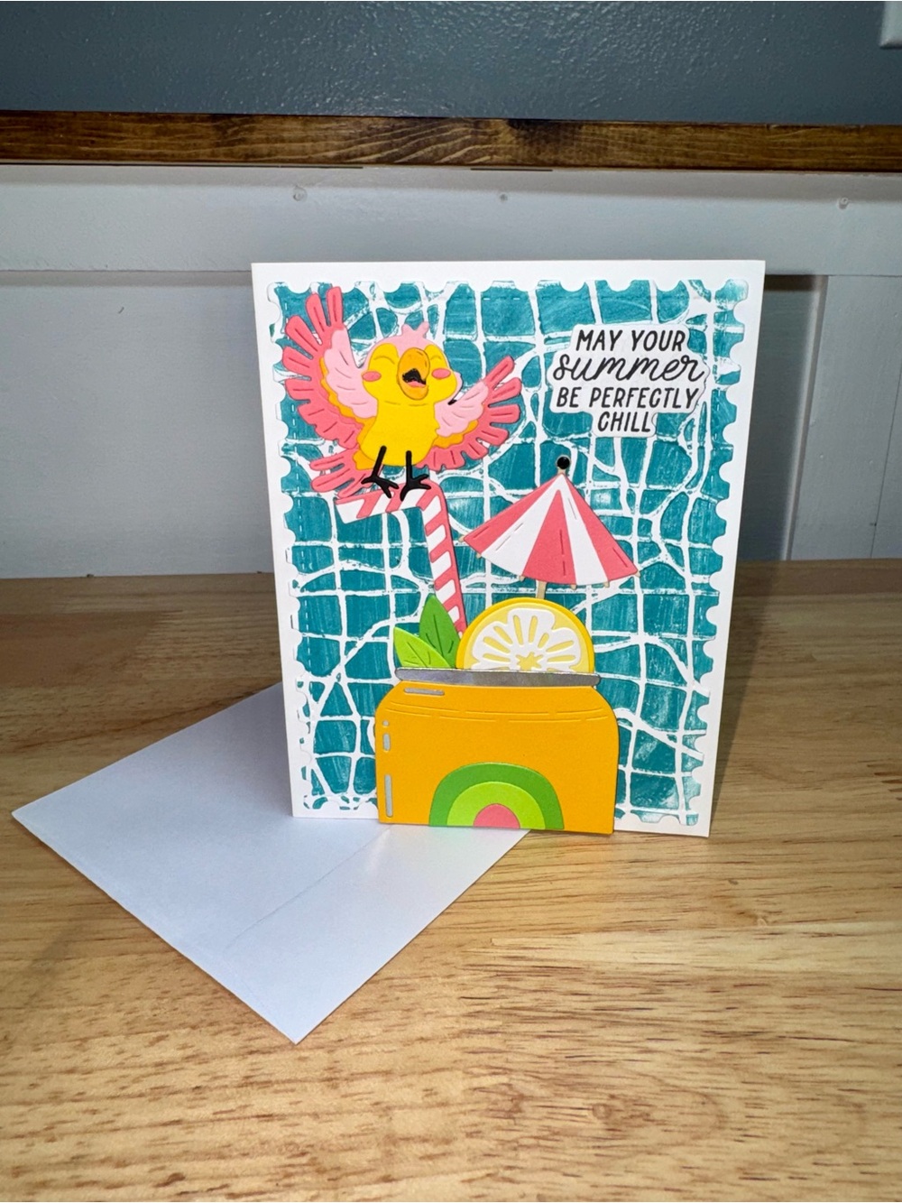 Handmade Soda Pop Greeting Card–Any Occassion May Your Summer Be Perfectly Chill